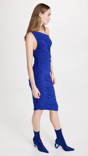 Vista 4 de Norma Kamali Vestido Diana a la rodilla para mujer