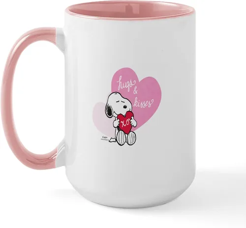 Vista 89 de CafePress SNOOPY Joe Cool - Taza de café de cerámica (15.0 fl oz)