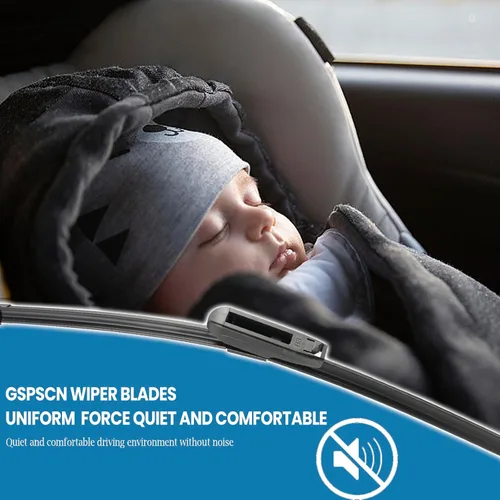 Vista 2 de GSPSCN 2 limpiaparabrisas de repuesto para Cooper R55, R56, R57, 2013, 2014, 2015, 19 + 18 pulgadas (juego de 2)