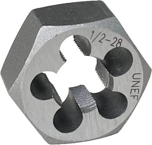 Vista 2 de El 1/2"-13 hex. muere el reenhebrado muere el hilo muere la mano derecha del acero del cartón