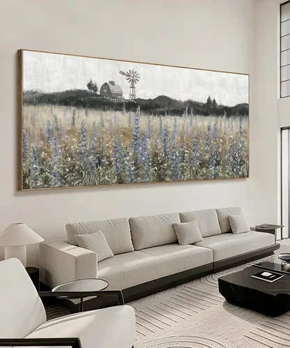 Vista 33 de Arte de pared para decoración de baño, imagen de playa azul, tema oceánico, impresión en lienzo de flores, pintura moderna de paisaje marino