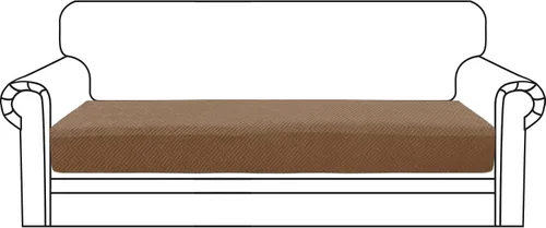 Vista 45 de ZNSAYOTX Fundas Elásticas Individuales para Cojines de Sofá Silla Cojín Fundas de Asiento de Sofá Fundas Protectoras Suaves de Reemplazo