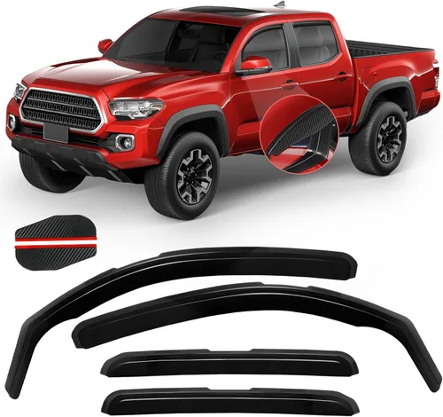 Vista 42 de Protector de lluvia apto para GMC Terrain 2010-2017, deflector de visera de ventana lateral de montaje exterior, protector de sombra de ventilación