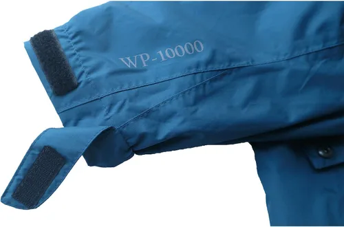 Vista 5 de Acme Projects Chaqueta impermeable 100% impermeable, transpirable, con costuras selladas, 393.701in105.82oz, cremalleras YKK, Burgundy, 38