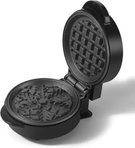 Vista 13 de UVFAST Mini sandwichera con platos extraíbles: Máquina portátil para hacer queso a la parrilla, sándwichera de desayuno eléctrica con platos