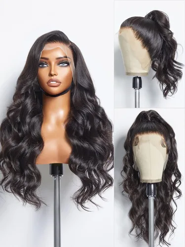 Vista 26 de LUVME HAIR Pelucas de cabello humano rizado sin pegamento de 6 pulgadas, precortadas, indetectable, HD, encaje Bob, peluca corta y rizada con ondas