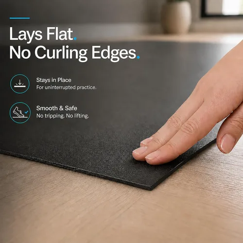Vista 5 de ProStep by FlooringInc - Rollo reversible para pista de baile Marley, suelo de baile portátil de vinilo enrollable para ballet, jazz, moderno