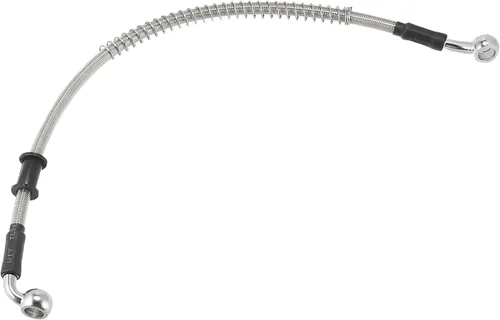 Vista 9 de Motoforti Universal 40 cm 15.75" Manguera de Aceite para Freno y Embrague de Motocicleta, Tubo de Línea Hidráulica Reforzada, Acero Inoxidable Negro