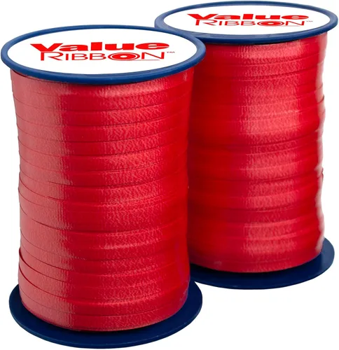 Vista 26 de Value Ribbon - Cinta rizadora prensada, 3/16 pulgadas x 500 yardas para envoltura de regalos, manualidades, proyectos de arte y decoraciones de Azul