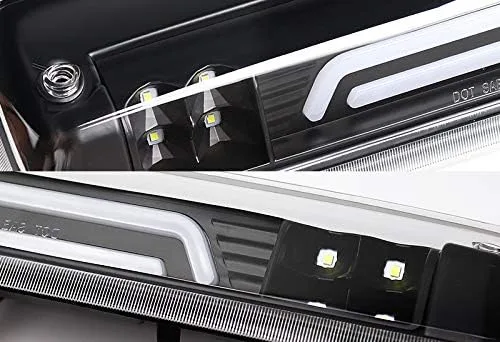 Vista 3 de Repuesto para Ford F150 F-150 2004 - 2008 / 2004 - 2008 Ford Lobo / Lincoln Mark LT rojo/blanco LED humo lente alta montaje tercera luz de freno