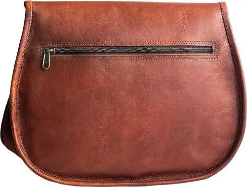 Vista 5 de RUSTIC TOWN Bolso cruzado de cuero para mujer