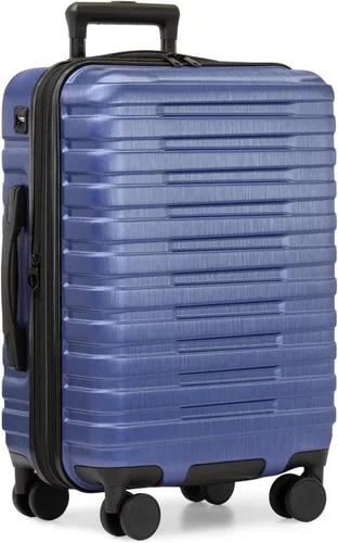 Vista 33 de U.S. Traveler Boren - Maleta de viaje extensible rígida con 8 ruedas giratorias, color negro, juego de 2 piezas