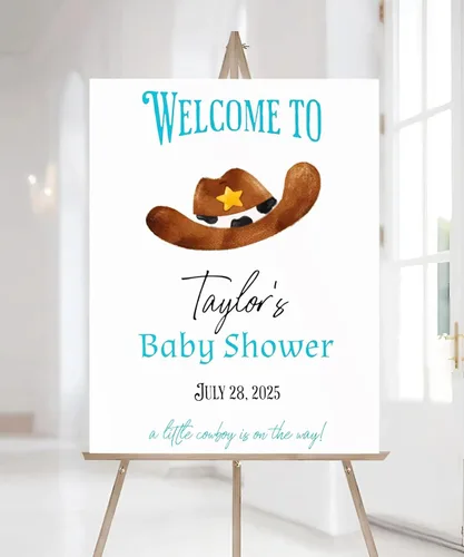 Vista 6 de Letrero de bienvenida de calabaza azul para baby shower con nombre personalizado, decoración de fiesta temática de calabaza pequeña para niño