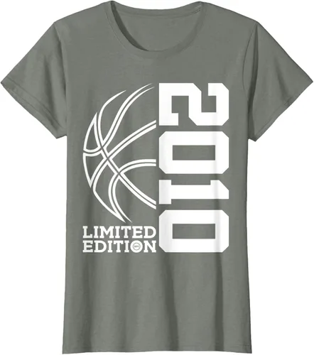 Vista 13 de Camiseta de baloncesto de 13 cumpleaños edición limitada 2010, Negro
