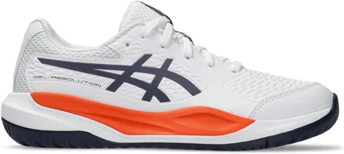 Vista 16 de Zapatillas de tenis para niños ASICS Gel-Resolution X Grade School Avena suave/berenjena oscura
