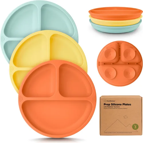 Vista 14 de KeaBabies - Placas de succión para bebé, niño, 3 unidades, silicona sin BPA Alps