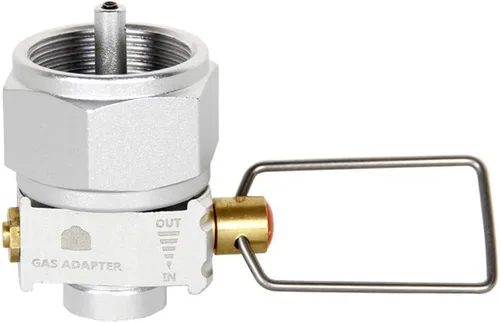 Vista 7 de LIXADA Gas Saver Plus, Cambiador de convertidor de gas, tanque plano de recarga, adaptador de conversión, válvula de adaptador de gas de camping