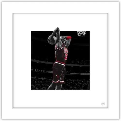 Vista 9 de Trends International Gallery Pops Michael Jordan - Póster de pared de la secuencia de progresión de vuelo 6, 12 x 12 pulgadas, versión de marco negro