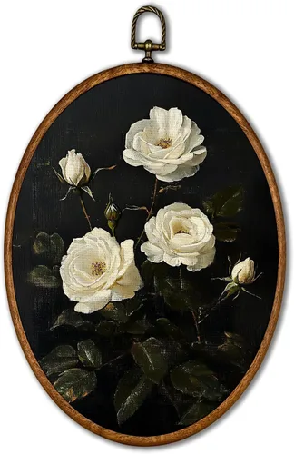 Vista 13 de KSDUT Arte de Pared con Pájaros - Chinoiserie Neutral Arte de Pared Moderno de Mediados de Siglo Marco de Lienzo Colgante Impresiones, Paisaje