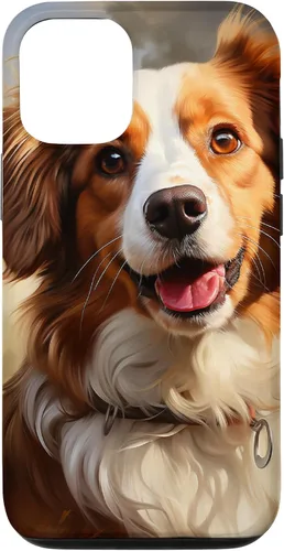 Vista 26 de iPhone 16 Kooikerhondje Portrait Colour Artwork Case