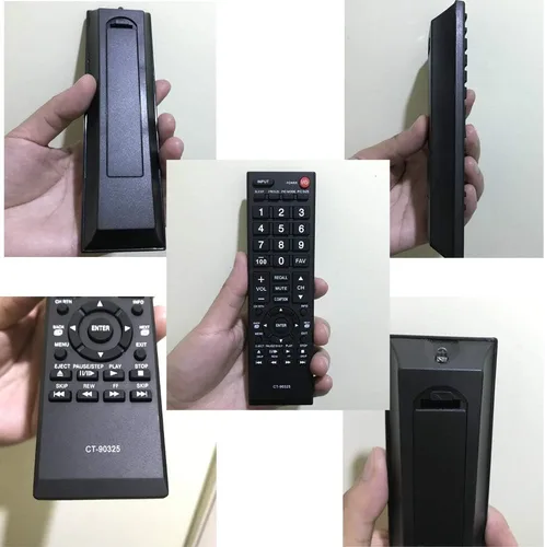 Vista 3 de Control remoto universal para televisores Toshiba de repuesto para todos los controles remotos Toshiba LCD LED 3D HDTV 4K UHD Smart TV