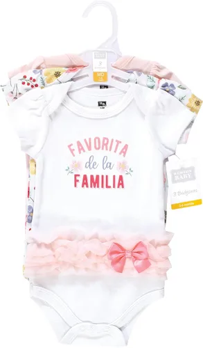 Vista 289 de Hudson Baby baby-girls Cotton Bodysuits 3-pack