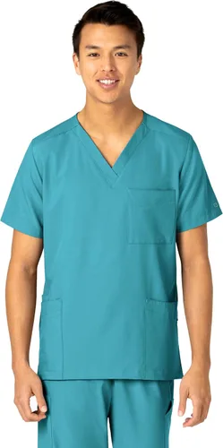 Vista 16 de Wink W123 - Camisa médica unisex con 4 bolsillos Negro