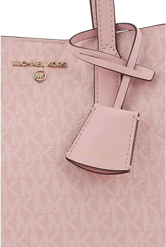 Vista 4 de Michael Kors Bolso de mano pequeño Smokey Rose Sinclair para mujer, Rosa ahumada.