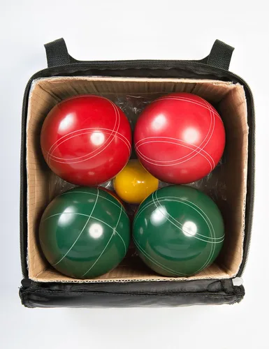 Vista 4 de St Pierre Sports - Juego de bochas profesional, verde/granate, 4.213 in