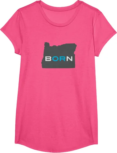 Vista 11 de Nacido en Oregon Camisa – Estado Mapa Born Idea de regalo, Negro