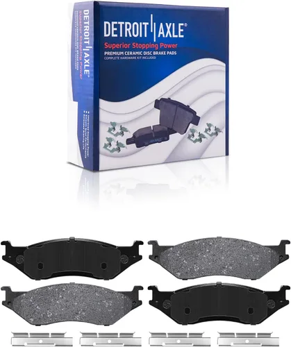 Vista 21 de Detroit Axle - Kit de freno trasero para Chevy GMC Silverado Sierra Suburban 1500 Yukon Tahoe Avalanche Cadillac Escalade Pinza de freno de disco