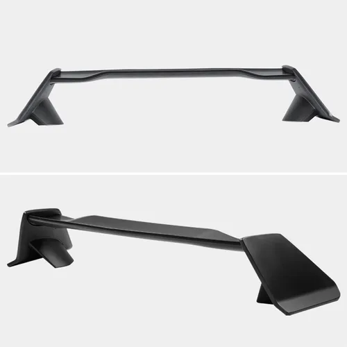 Vista 4 de Spec-D Tuning Alerón trasero de ABS estilo T-R negro mate compatible con modelos Honda Civic Sedan 2016-2021