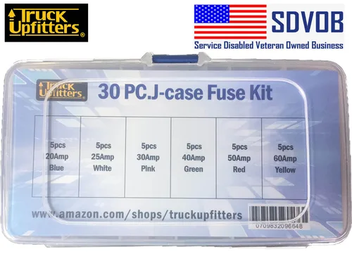 Vista 2 de Truck Upfitters - Kit de fusibles estándar y bajos de 30 piezas para automóviles Ford, Chevy/GM, Nissan, Toyota Pickup y vehículos utilitarios