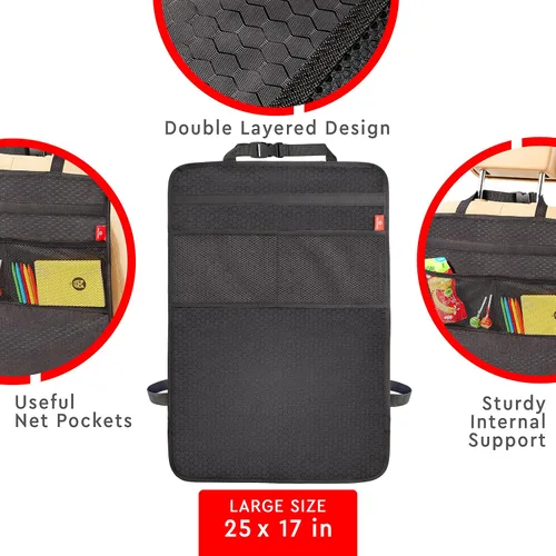 Vista 6 de Helteko Kick Mat para asiento trasero