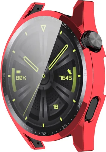 Vista 6 de Fundas protectoras de pantalla compatibles con Huawei Watch GT3, funda de TPU suave, accesorios para reloj inteligente, fundas TenCloud resistentes