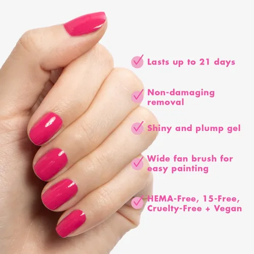Vista 4 de Olive & June Juego de Esmaltes de Gel Más Vendidos Se Necesita Lámpara de Uñas LED UV Incluye 6 Tonos