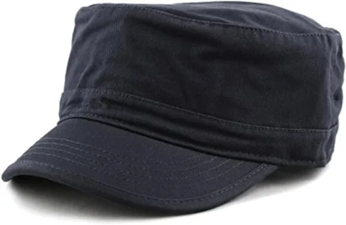 Vista 41 de The Hat Depot Cadet Military Army - Gorra de béisbol de algodón lavado con teñido anudado y algodón lavado básico y desgastado, gorra de algodón