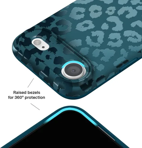 Vista 434 de VELVET CAVIAR Funda para iPhone 15, compatible con MagSafe, probada contra caídas de 10 pies, fundas protectoras de diseño, leopardo color rosa