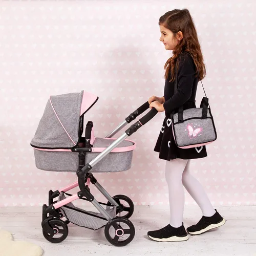 Vista 10 de Bayer Cochecito de muñeca versátil - Cochecito reversible para muñecas