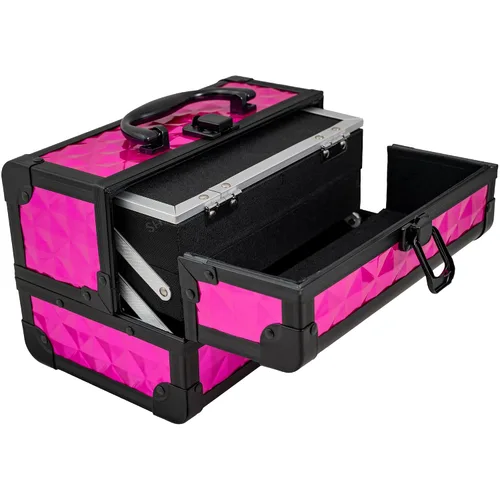 Vista 9 de SHANY Caja de maquillaje elegante, caja de cosméticos, estuche de maquillaje portátil, organizador de cosméticos de belleza, almacenamiento de joyas