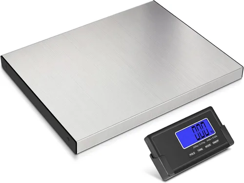 Vista 8 de THINKSCALE Báscula de envío, escala postal de 86 lb/0.1 oz con sujeción y tara, báscula para paquetes, pantalla LCD, escala de franqueo, báscula