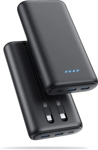 Vista 11 de Cargador portátil de 25800 mAh, cargador de teléfono portátil de carga rápida de 5 V/3 A, 3 puertos USB, batería externa, paquete de batería