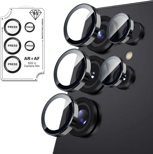 Vista 13 de Protector de lente de cámara para Samsung Galaxy S22 Ultra, protectores de lente individuales con marco de alineación, funda protectora de pantalla