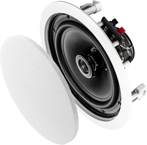 Vista 8 de OSD Audio ACE500 bocinas para techo, de 5.25 pulgadas, 75 W, la rejilla se pude pintar, de color blanco, 1 par ICE520 Regular