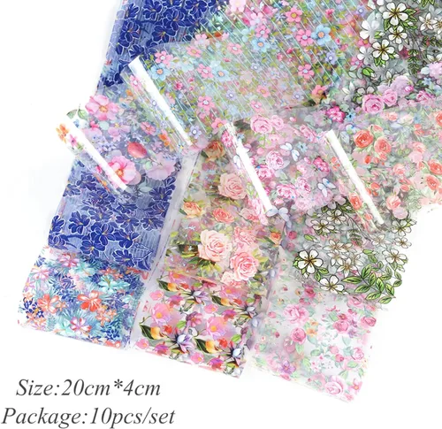 Vista 49 de Calcomanías de transferencia de papel de uñas de Navidad, 10 hojas de calcomanías de arte de uñas de Navidad, calcomanías de invierno, Papá Noel