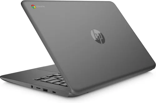Vista 4 de HP Chromebook 14A G5 Laptop 14 pulgadas HD 1366 x 768 AMD A4-9120C procesador AMD Radeon R4 Graphics 4GB DDR4 RAM 32GB eMMC 1.6 GHz Chrome OS Wi-Fi