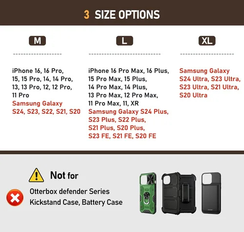 Vista 2 de ACCKUO Funda de cuero genuino compatible con iPhone 17, 16, 17e, 16e, funda de teléfono estilo vaquero, color marrón