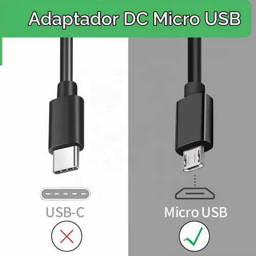 Vista 7 de Adaptador de fuente de alimentación micro USB de 5V 2A para el cuidado