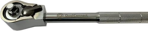 Vista 2 de QualConnect® Llave de velocidad Sidewinder de 1/2 pulgada, marcha atrás profesional, llave de velocidad reversible, trinquete con mango moleteado