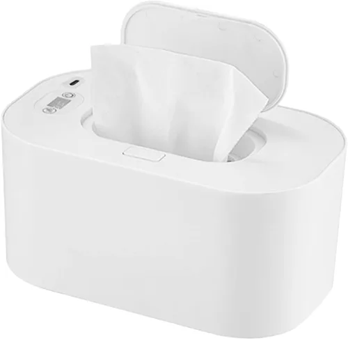 Vista 5 de Kavolet Calentador USB de toallitas húmedas para bebés, dispensador de toallitas húmedas para bebés, 3 modos de temperatura, calentamiento general
